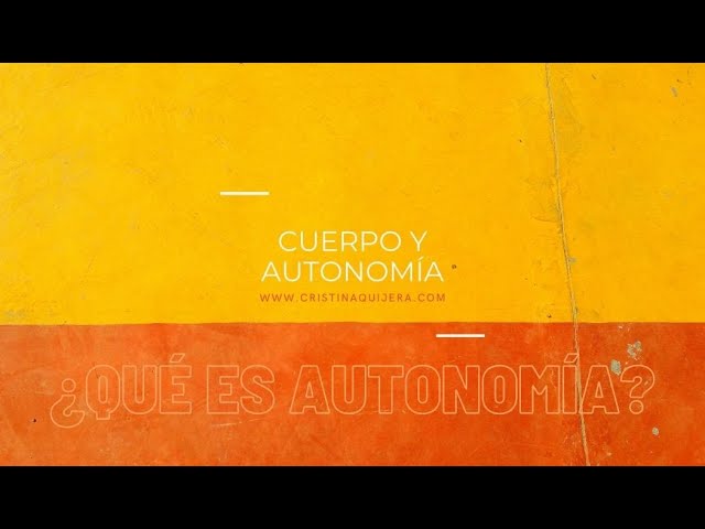 que es ser una persona autonoma