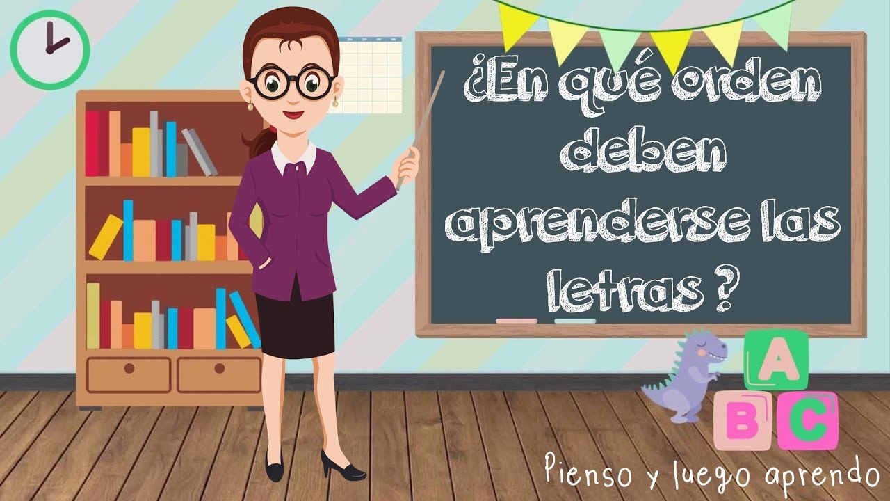 orden de aprendizaje de las letras en infantil