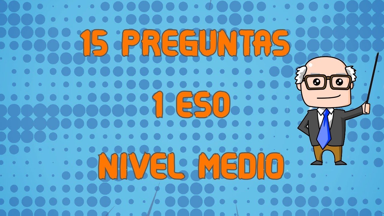 serias capaz de aprobar un examen de la eso