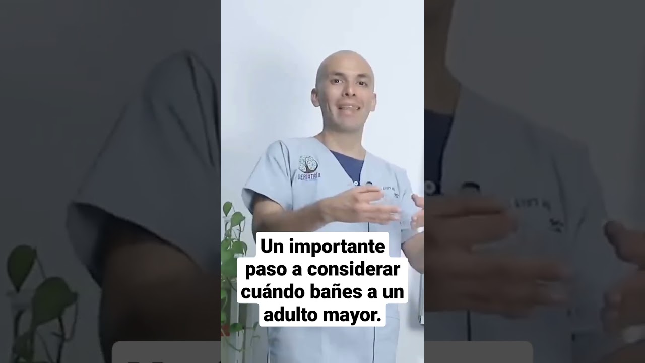 baño en ducha del adulto mayor