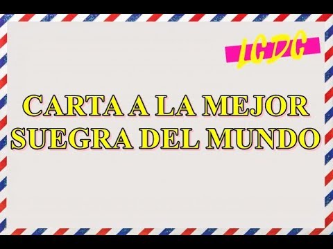 carta de dia de las madres para mi suegra