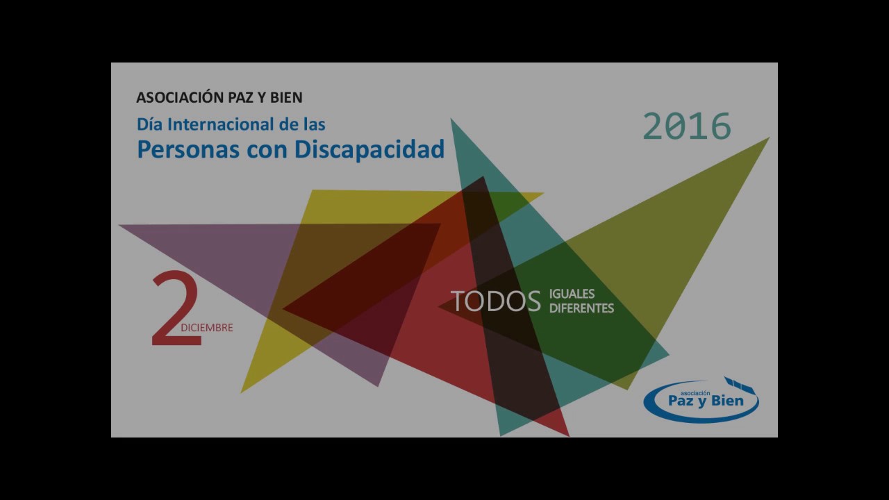 dia internacional de las personas con discapacidad 2016