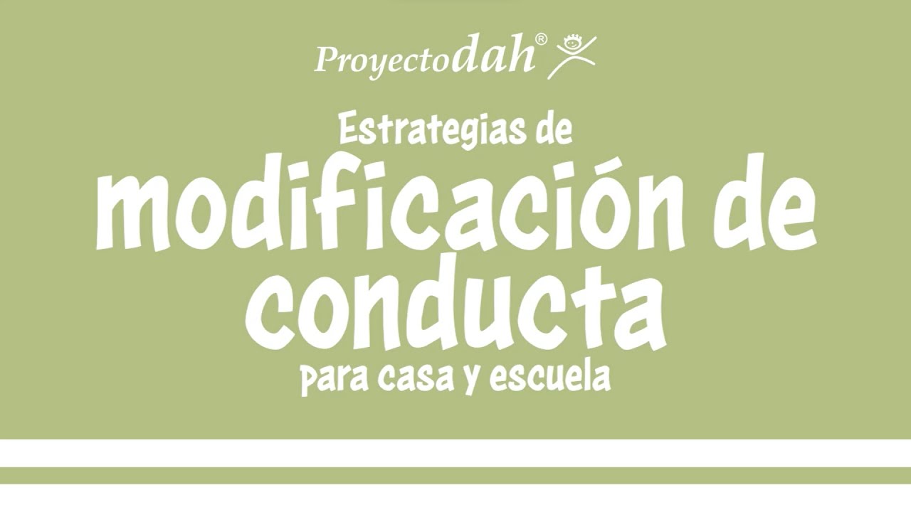 programas de modificacion de conducta para niños