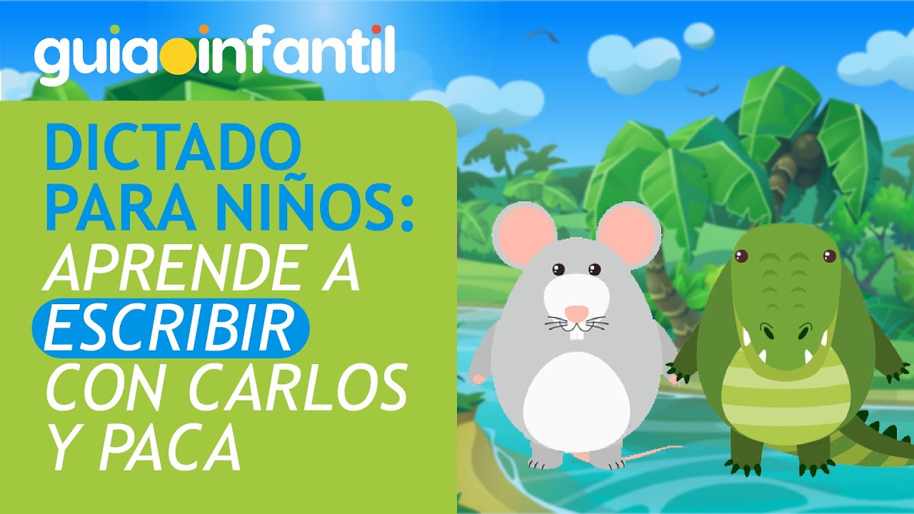 dictado para niño de 8 años
