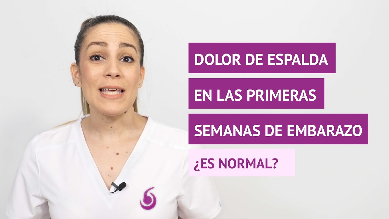 dolor de lumbago sintoma de embarazo