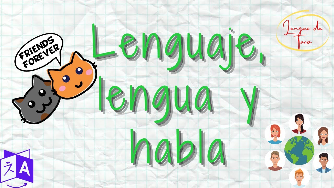 el lenguaje es unicamente el habla