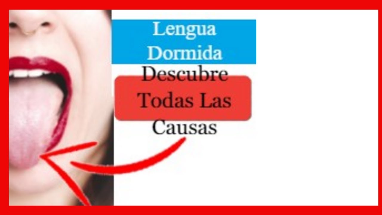 que significa cuando se duerme la lengua