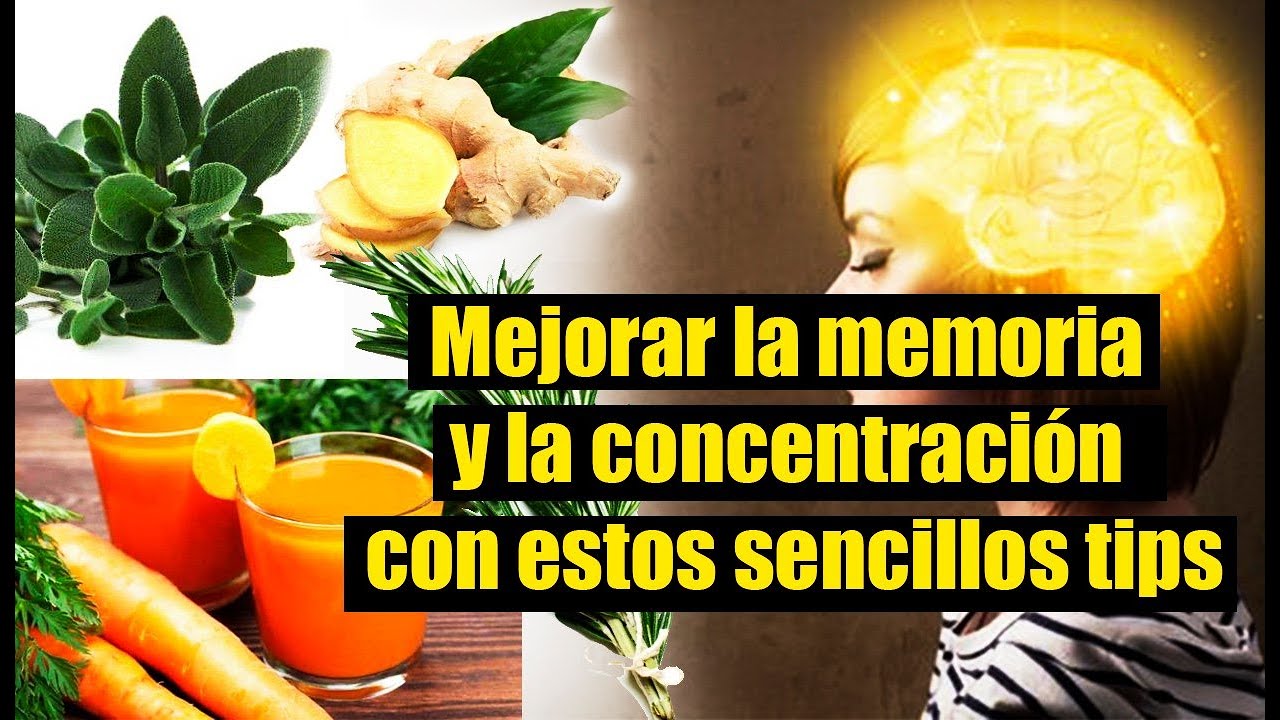 remedios caseros para la memoria y concentracion