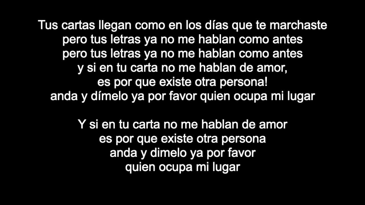 ya no me habla como antes