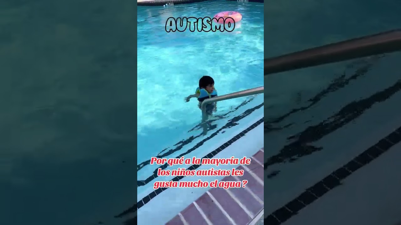 a los niños autistas les gusta el agua
