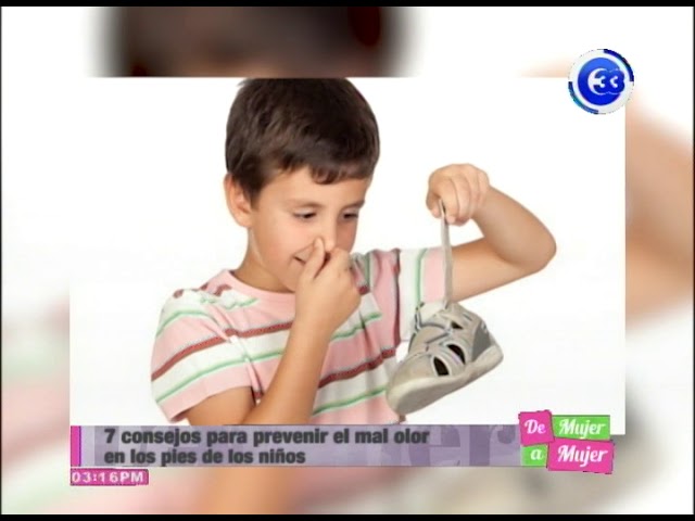 a mi hijo le huelen mucho los pies