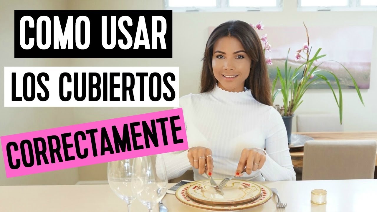 como usar los cubiertos en la mesa