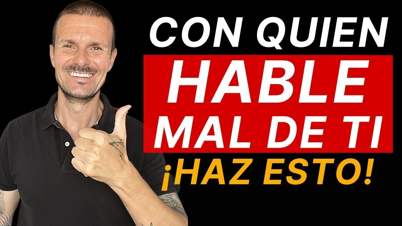 para las personas que hablan mal de mi